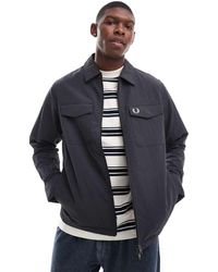 Fred Perry - Technisch Overshirt Met Lange Mouwen - Lyst