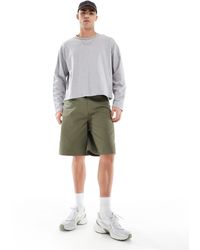 ASOS - Long Length Canvas Short - Lyst