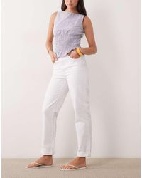 ASOS - Roll Up Hem Slouch Jean - Lyst