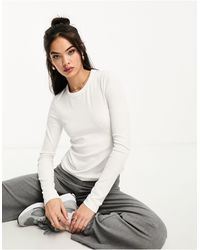 & Other Stories - Ribbed Long Sleeve Top - Lyst