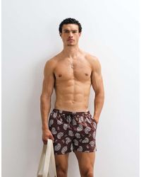 South Beach - Paisley Print Swim Short - Lyst