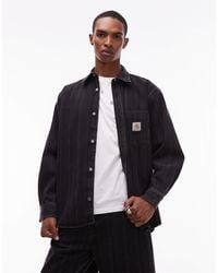 Carhartt - Rylan - chemise d'ensemble en jean - rayé - Lyst