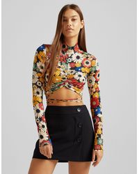 Bershka Long-sleeved tops for Women - Up to 72% off at Lyst.com