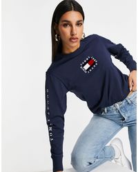 navy blue tommy hilfiger t shirt women's
