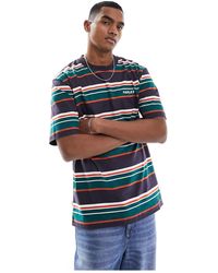 Parlez - Stripe Short Sleeve T-shirt - Lyst