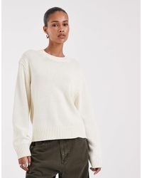 Noisy May - Crew Neck Knit Jumper - Lyst