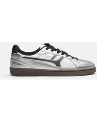 Pull&Bear - Retro Metallic Trainers - Lyst