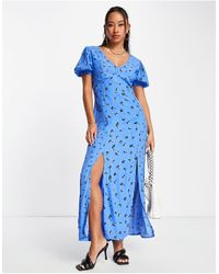 French Connection - Midi Tea Dress - Lyst