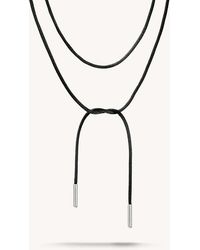Thomas Sabo - Collana Argentata E Nera - Lyst