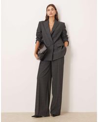 Mango - Teriyaki Pleat Detail Tailored Trouser - Lyst