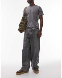 Tommy Hilfiger - Vaqueros Holgados Con Lavado Gris Y Detalle De Bandera En El Bolsillo Theo De - Lyst
