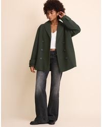 Stradivarius - Shawl Neck Short Coat - Lyst