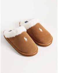 Polo Ralph Lauren - Kayleigh Scuff Polo Flats Slipper - Lyst