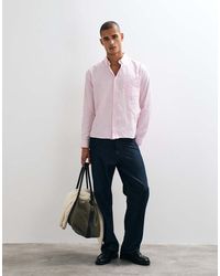 ASOS - Relaxed Oxford Stripe Shirt - Lyst