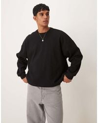 ASOS - Extreme Oversized Boxy Lightweight Jumper With Rib Texture - Lyst