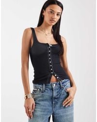 Free People - End Game Pointelle Tank Top - Lyst