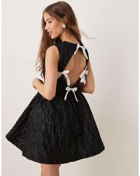 Sister Jane - Structured Jacquard Mini Dress With Pockets - Lyst