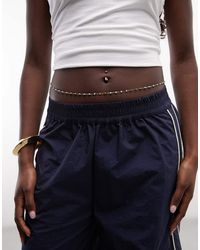 Reclaimed Vintage - Evil Eye Belly Chain - Lyst