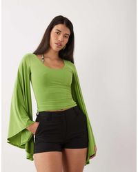 ASOS - Co-ord Beaded Kimono Sleeve Top - Lyst