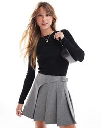 New Look - Crew Neck Knitted Top - Lyst