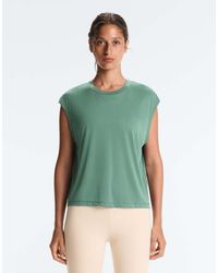 Oysho - Modal Blend Sleeveless T-Shirt - Lyst