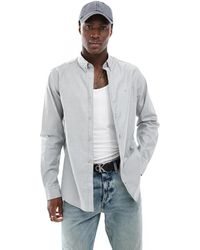 Calvin Klein - Chemise oxford à rayures - clair - Lyst
