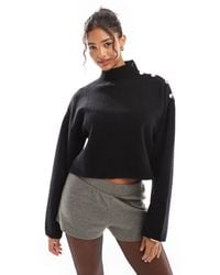 Bershka - – hochgeschlossener pullover - Lyst