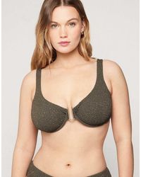 Tezenis - Crinkle Dune Balconette Bikini Top - Lyst