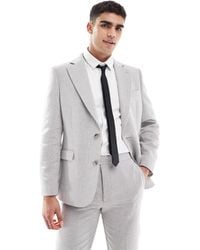 ASOS - – schmal geschnittene anzugjacke mit wollanteil - Lyst