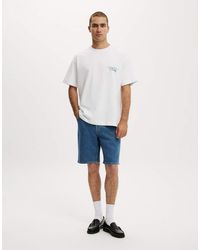 Cotton On - Loose Straight Denim Short - Lyst