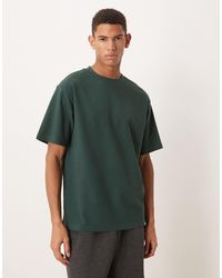 ASOS - – locker geschnittenes t-shirt aus bouclé - Lyst