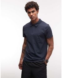 4505 - Quick Dry Performance Polo With Zip Neck - Lyst