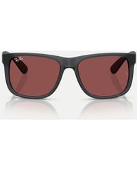 Ray-Ban - – justin – klassische, eckige sonnenbrille - Lyst