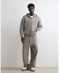 River Island - Wide Leg Washed Joggers - Lyst