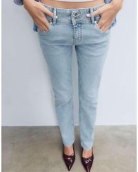 Stradivarius - Low-rise Slim Fit Jeans - Lyst