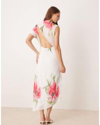 asos edition sequin cutwork open back midi dress ASOS EDITION sequin cutwork cami midi dress with fringe