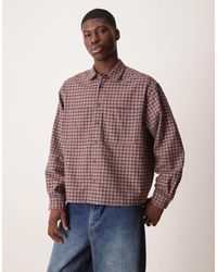 ASOS - – kastiges oversize-flanellhemd - Lyst