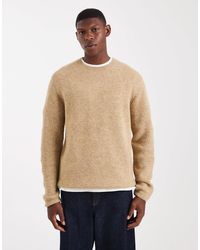 Jack & Jones - Premium – flauschiger, gerippter pullover - Lyst