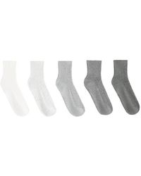 Oysho - 5 Pairs Of Classic Socks With Cotton - Lyst