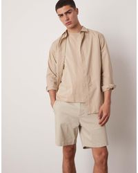 ASOS - Skinny Mid Length Chino Shorts - Lyst