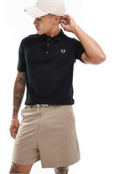 Fred Perry - Klassiek Gebreid Poloshirt - Lyst