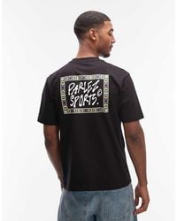 Parlez - Tribe T-Shirt With Back Print Graphic - Lyst