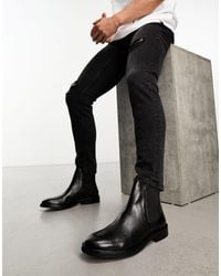 Schuh - – dante – elegante chelsea-stiefel aus em leder - Lyst