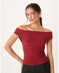 ASOS - Slinky Drape Cowl Neck Top - Lyst