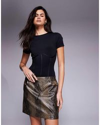 GOOD AMERICAN - Lichte Body Met Korset - Lyst