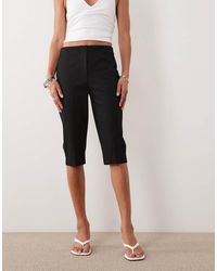 Abercrombie & Fitch - High Rise Bengaline Capri Pants - Lyst