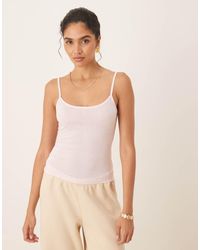 agon® - Square Neck Vest Top - Lyst