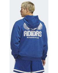 adidas Originals - World Wide Hoops Hoodie - Lyst