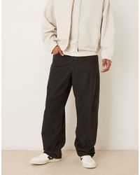 ASOS - Rechte Losse Broek Van Corduroy - Lyst