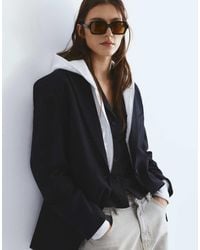 Pull&Bear - Occhiali Da Sole Squadrati Neri - Lyst